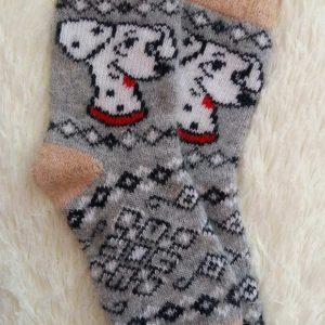 Женские шерстяные носки с изображением долматинца